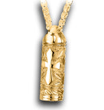 Feuilles d'or et croix