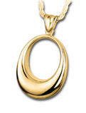 Gold Oval Pendant