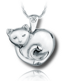 Cœur de chaton endormi