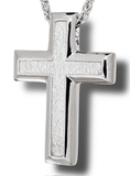 Large Sand Textured Cross