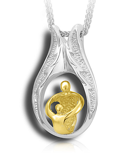 2 Tone Family Pendant  1A 1C