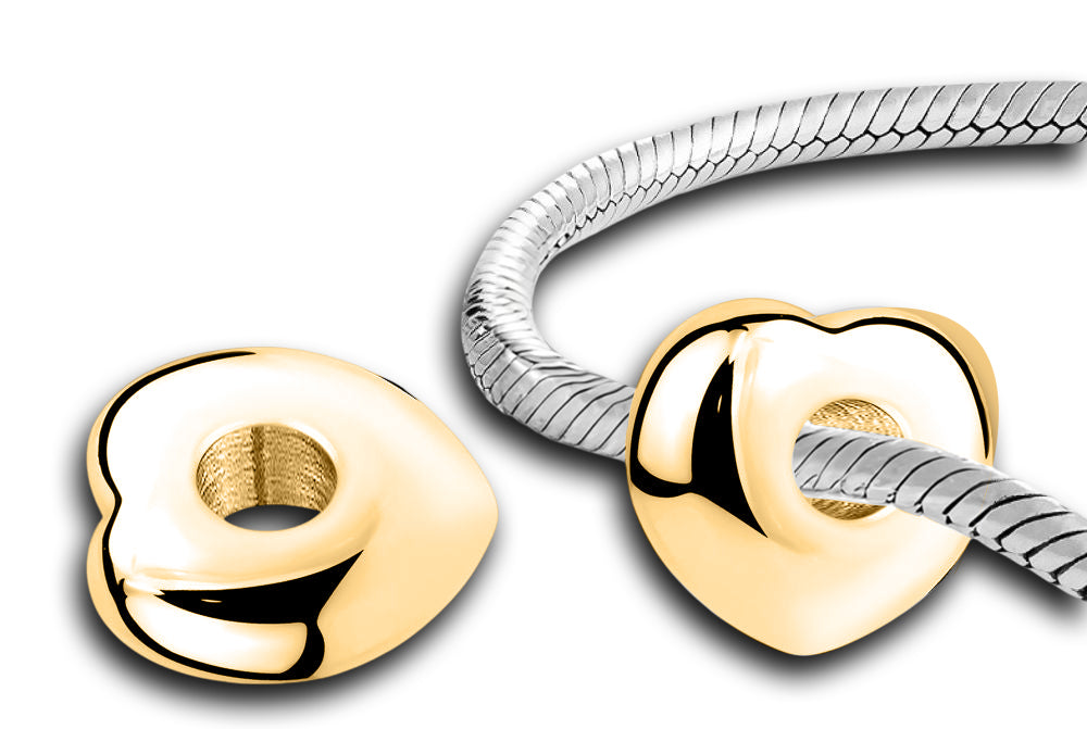 Perle en forme de cœur